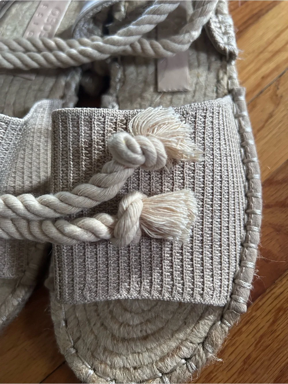 ASOS Rope Tie Espadrilles Sandals
